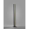 Image de Lampadaire LED Kurvo IP30, noir mat anodisé, chromé