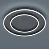 Image de Helestra Sona plafonnier LED, noir, Ø 59 cm