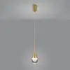 Image de Helestra Deep suspension LED, dorée mate