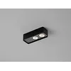 Image de Plafonnier LED CAS Luminaire, 2 ampoules, IP20, noir mat