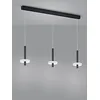Image de Helestra Kea Suspension LED 3 ampoules Noir mat