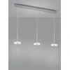 Image de Suspension LED KEA - 3 ampoules - IP20 - Nickel mat, Suspensions d'éclairage intérieur