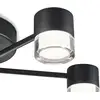 Image de Helestra Kala plafonnier LED, noir, 11 lampes