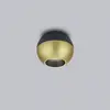Image de Helestra Eto spot plafond LED Ø10 cm 927 doré-noir