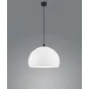 Image de Helestra Suspension Doro - Blanc - Diamètre : 40 cm - Câble noir