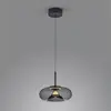 Image de Helestra Sica suspension noire/dorée/gris fumée