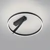 Image de Helestra Elara plafonnier LED up/down dim noir