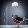 Image de Helestra Doro lampadaire abat-jour acrylique blanc