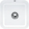 Image de V&B Évier sous-plan Cisterna 50, garniture vidage, avec excentrique, blanc alp CeramicPlus