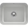 Image de Évier sous plan en céramique gris moyen 1 bac, L.55 x P.44 cm, Villeroy & Boch Cisterna