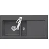 Image de Villeroy & Boch Subway 60 Graphite Gris encastrer Céramique Évier Évier de Cuisine