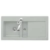 Image de Villeroy & Boch Subway Gris 60 Fossil Évier encastrable Céramique Évier de Cuisine évier