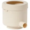 Image de GARANTIA Collecteur Filtrant Eco de Luxe, sable, Récupérateur d’eau de pluie avec filtre intégré, Compatible descentes de gouttière 70-100 mm, Installation facile, mode été/hiver, anti-débordement