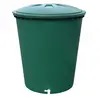 Image de Récupérateur d'eau de pluie 210L Graf coloris vert Ø.77 x H.80 cm