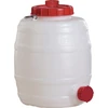 Image de Bidon rond 15 l PE blanc 1 anse de transport D. ouv. de remplissage 120 mm GRAF