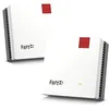 Image de Fritz! Mesh Set 1700 Lot de 2 | Wi-FI 7 Rapide jusqu'à 3 600 Mbit/s | Couverture Wi-FI pour 3 à 5 pièces | Idéal pour routeur Internet ou Modem Fibre Optique (Ont) | Installation Facile | Fabriqué en