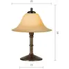 Image de Menzel Anno 1900 lampe abat-jour verre scavo fumé