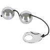 Image de Bad Kitty Boules anales en métal HEAVY DUO 18 x 3cm