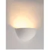 Image de SLV 148013   lampe de mur (GL 101; de plâtre semi-circulaire avec peinture de mur et acier; E14; 230 V; max. 40 W); blanc