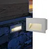 Image de SLV Applique en saillie BRICK DOWNUNDER/Éclairage pour murs; allées; entrées; spot LED d'extérieur; lampe en saillie d'extérieur; lampe de jardin/IP54 3000K 1;4W 30lm gris