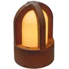Image de SLV RUSTY CONE 24 lampe sur pied extérieure E14 acier rouillé FeCSi IP54 Ø15cm H24cm   éclairage décoratif pour jardin, terrasse, allées   style unique, ampoule non incluse
