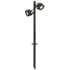 Image de SLV Borne lumineuse Sitra, à 2 lampes, anthracite, aluminium, GX53, IP44