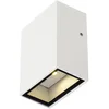 Image de SLV Applique en saillie QUAD 1/Éclairage pour murs; allées; entrées; spot à LED d'extérieur; lampe en saillie d'extérieur; lampe de jardin/IP44 3000K 4;6W 100lm blanc 90 degrés