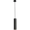 Image de SLV Suspension ENOLA | Plafonnier LED Variable, Suspension pour Salon, Bar, Salle à Manger| Lampe de Plafond au Design Cylindrique Exclusif (matière Aluminium/Acier, source E27, EEC E-A++, Noir mat)