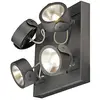 Image de SLV Kalu Lampe de Mur et de plafond, aluminium, noir