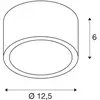 Image de SLV Plafonnier Rox, aluminium brossé, aluminium, Ø 12,5 cm