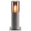 Image de SLV Lampe à poser LISENNE POLE 40/Éclairage d'extérieur pour les allées; murs; entrées; lampe de jardin extérieur LED/E27 IP54 23W gris 80 cm