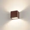 Image de SLV Sitra Cube applique d'extérieur LED, rouille