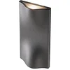Image de SLV Applique en saillie VILUA UP/DOWN WL/Éclairage pour murs; allées; entrées; spot à LED d'extérieur; lampe en saillie d'extérieur; lampe de jardin/IP54 3000K 16W 784 392lm anthracite 100 degrés
