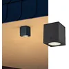 Image de SLV Plafonnier LED Enola Square M - Pour l'éclairage extérieur des plafonds, chemins, entrées, plafonnier, lampe de jardin, interrupteur CCT (3000/4000 Kelvin), 700/800 lm, 10 W