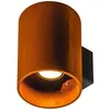 Image de SLV RUSTY UP/DOWN applique murale extérieure LED IP65 acier rouillé CCT 3000/4000K 14W   éclairage haut/bas design rond pour façade, jardin, entrée   lumière indirecte, style unique