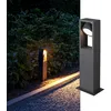 Image de SLV Lampadaire ESKINA FRAME 45 FL - Éclairage extérieur LED pour chemins, murs, entrées, jardin - Interrupteur CCT 3000/4000 K - IP65-15 W - 1200 lm - Anthracite