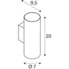 Image de SLV Asto Tube applique GU10 up/down noire