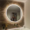Image de SLV Trukko Miroir mural LED IP44 CCT noir Ø 80 cm