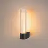 Image de Applique murale pour salle de bain LED SLV Lygant simple, noire, en aluminium