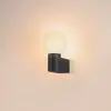 Image de Applique pour salle de bain SLV Varyt, noir, aluminium, largeur 12 cm