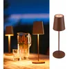 Image de SLV VIOLINA TWO - Lampe de table sans fil à intensité variable pour l'intérieur et l'extérieur, IP 65, résistante aux intempéries, avec base de charge rapide, autonomie de la batterie 12 h, lampe de