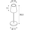 Image de Luminaire LED rechargeable SLV Vinolina Two, rouge, aluminium, Ø 11 cm, IP65,
