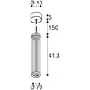 Image de Suspension LED SLV Quimera, couleur bronze, Ø 8 cm, CCT