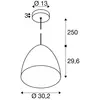 Image de SLV suspension Para Cone, Ø 20 cm couleur cuivre/blanc