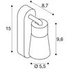 Image de SLV Applique murale Puri 2.0 Cone, blanc, largeur 15 cm, métal