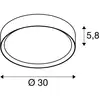 Image de SLV Plafonnier LED Decona, Ø 30 cm, blanc/doré, métal