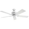 Image de Certeo Ventilateur de Plafond ECO Elements - Ø hélice 1320 mm - Laque Blanche/Laque Gris Clair - Ventilateur Ventilateur de Plafond Ventilateurs Ventilateurs de Plafond