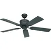 Image de Casafan eco Elements 132 GR Household Blade Fan 23 W Black   Household ains (Black, 23 W, 110   240, 50/60, AC, 1320 mm)