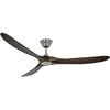 Image de Fan CasaFan ECO GENUINO 180 BN-NB Ventilateur de plafond (Ø x H) 1800 mm x 290 mm Couleur des pales : noyer