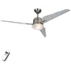 Image de CasaFan Ventilateur de plafond ECO AVIATOS, Ø 132 cm, argent, courant continu,